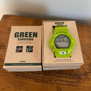 Casio G-Shock GREEN COLLECTION Digital Watch RARE G6900GR-3 Solar W/ Box